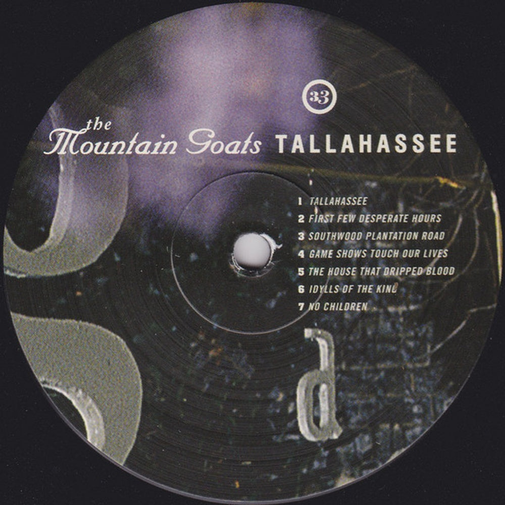 The Mountain Goats – Tallahassee (LP Vinyl) Vinyl Record