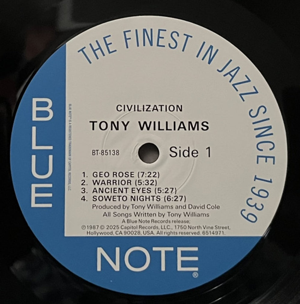Tony Williams - Civilization (LP Vinyl) Vinyl Record