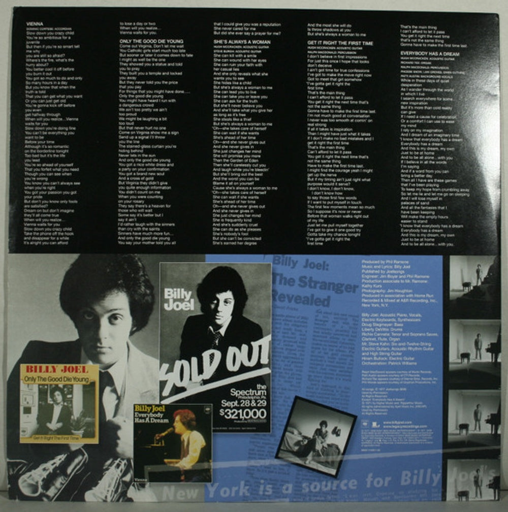 Billy Joel – The Stranger - (LP Vinyl) Vinyl Record
