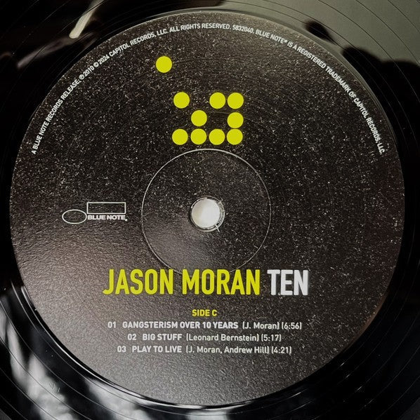Jason Moran – Ten (2-LP Vinyl) Vinyl Record