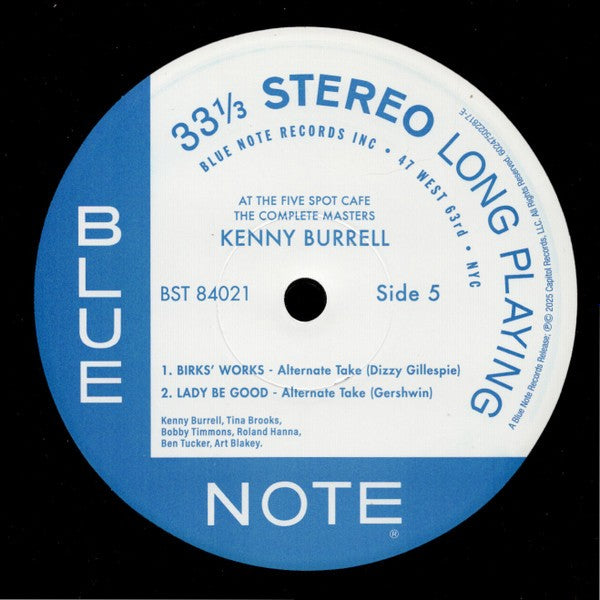 Kenny Burrell  / Blakey,Art – On View At The Five Spot Cafe: The Complete Master (3-LP Vinyl) Vinyl Record