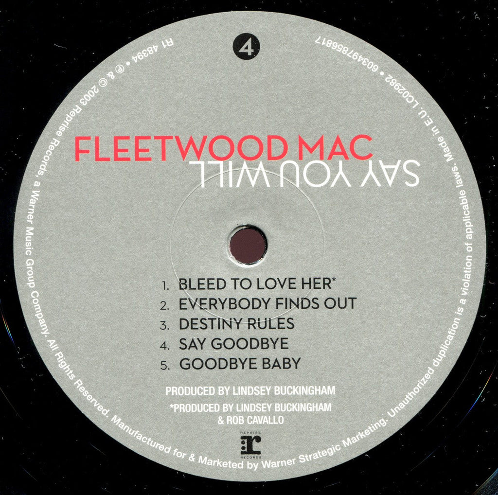Fleetwood Mac – Say You Will (2-LP Vinyl) Vinyl Record