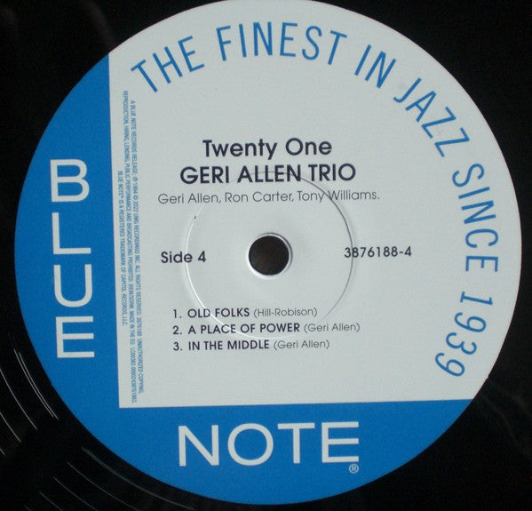 Geri Allen Trio – Twenty One (2-LP Vinyl) Vinyl Record