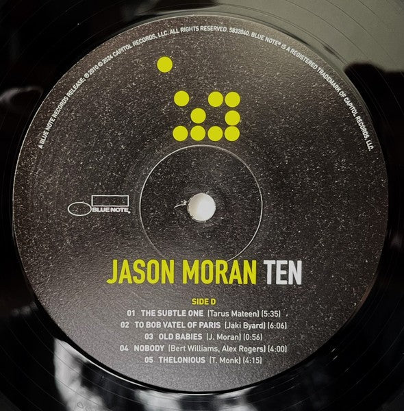 Jason Moran – Ten (2-LP Vinyl) Vinyl Record