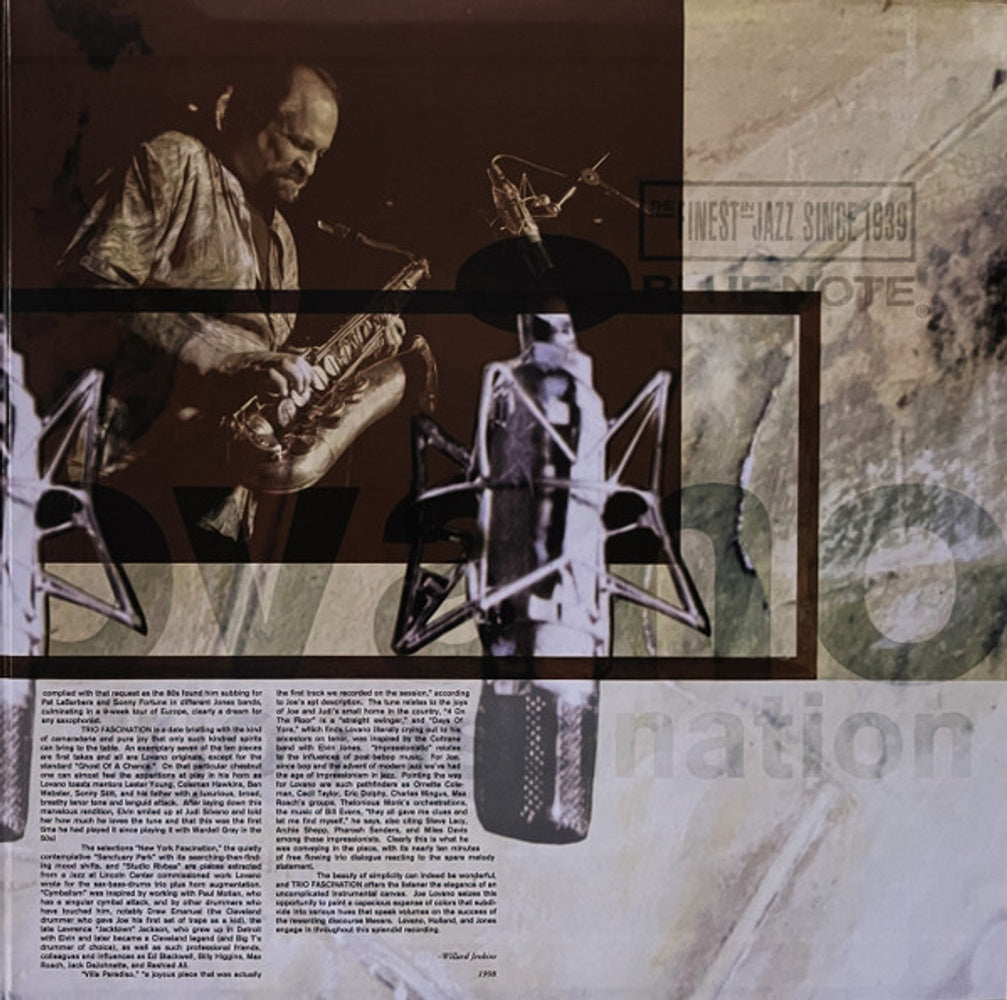 Joe Lovano – Trio Fascination (2-LP Vinyl) Vinyl Record