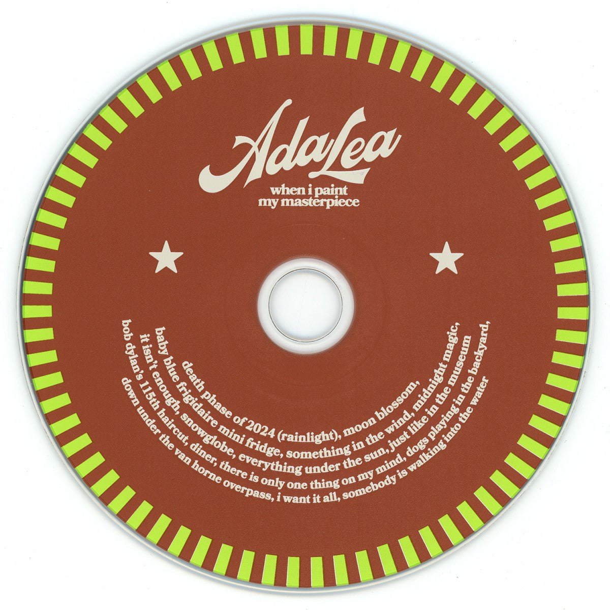 Ada Lea – When I Paint My Masterpiece Music CD
