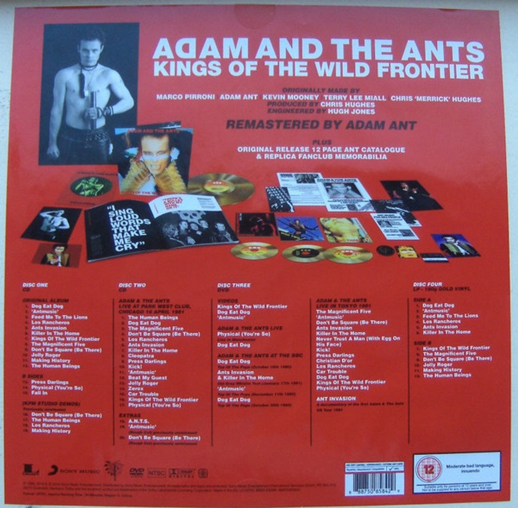 Adam & The Ants – Kings Of The Wild Frontier: Remastered (3-CD & DVD) Music CD