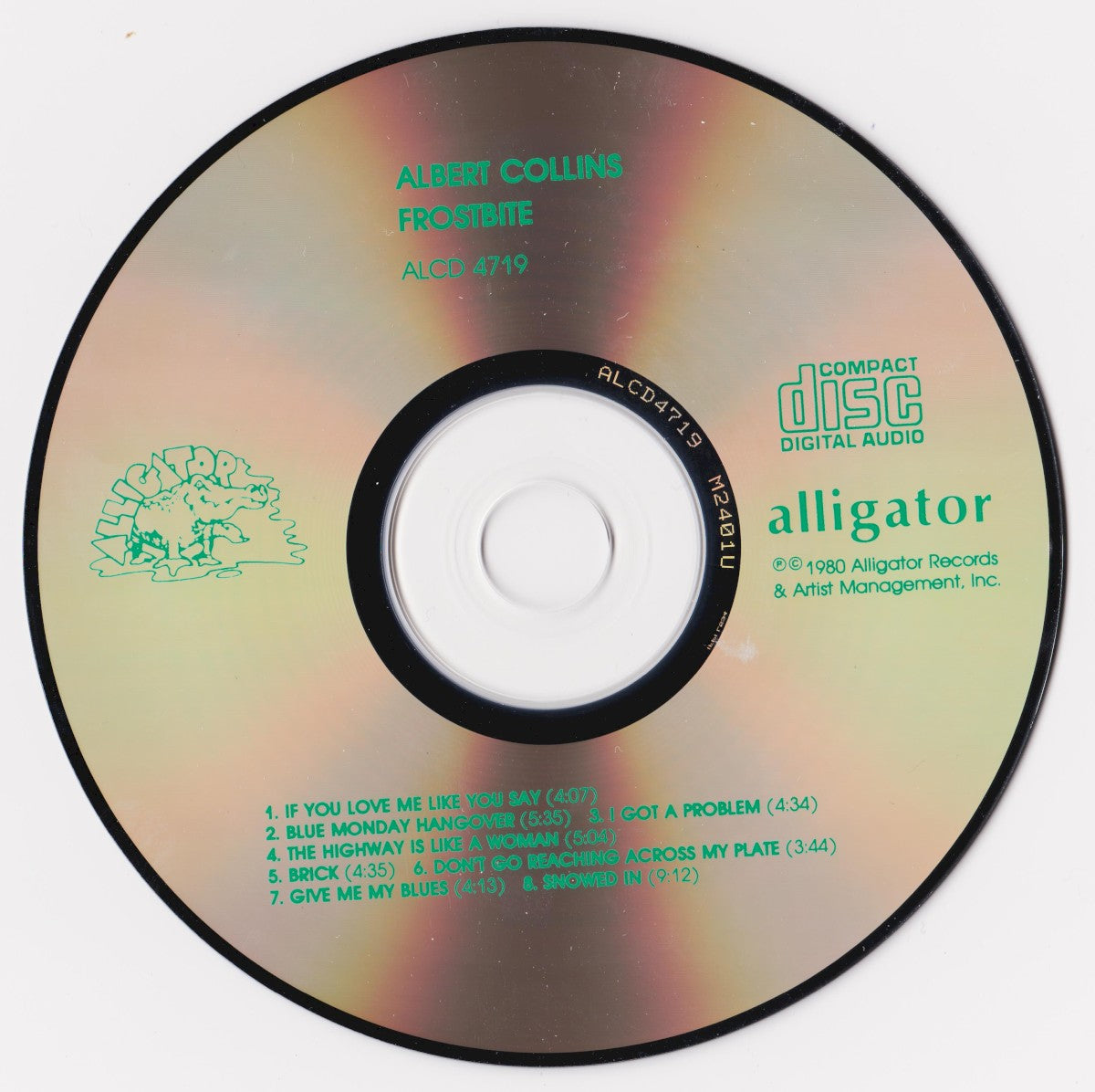 Albert Collins – Frostbite Music CD