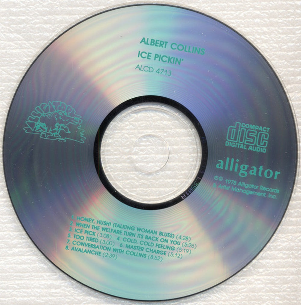 Albert Collins – Ice Pickin' Music CD