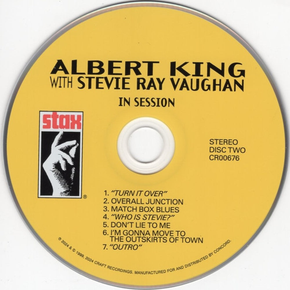 Albert King & Stevie Ray Vaughan - In Session (2-CD) Music CD