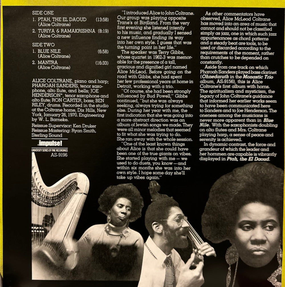 Alice Coltrane – Ptah The El Daoud (LP Vinyl) Vinyl Record
