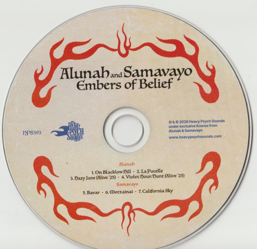 Alunah & Samavayo – Embers of Belief Music CD