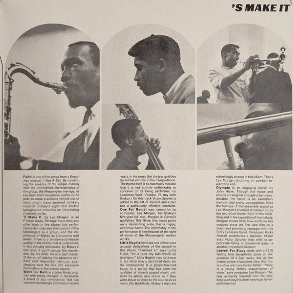 Art Blakey & Jazz Messengers – 's Make It (LP Vinyl) Vinyl Record