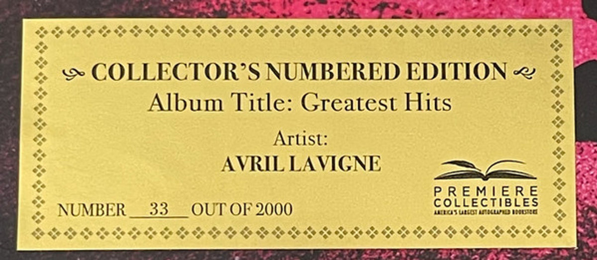 Avril Lavigne – Greatest Hits (2-LP Vinyl) Vinyl Record