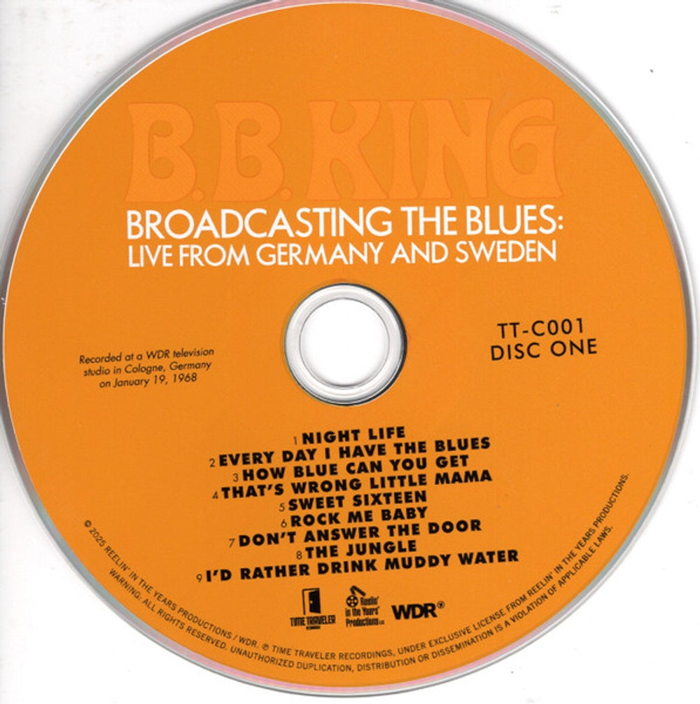 B.B. King – Broadcasting The Blues: Live From Germany (2-CD) Music CD
