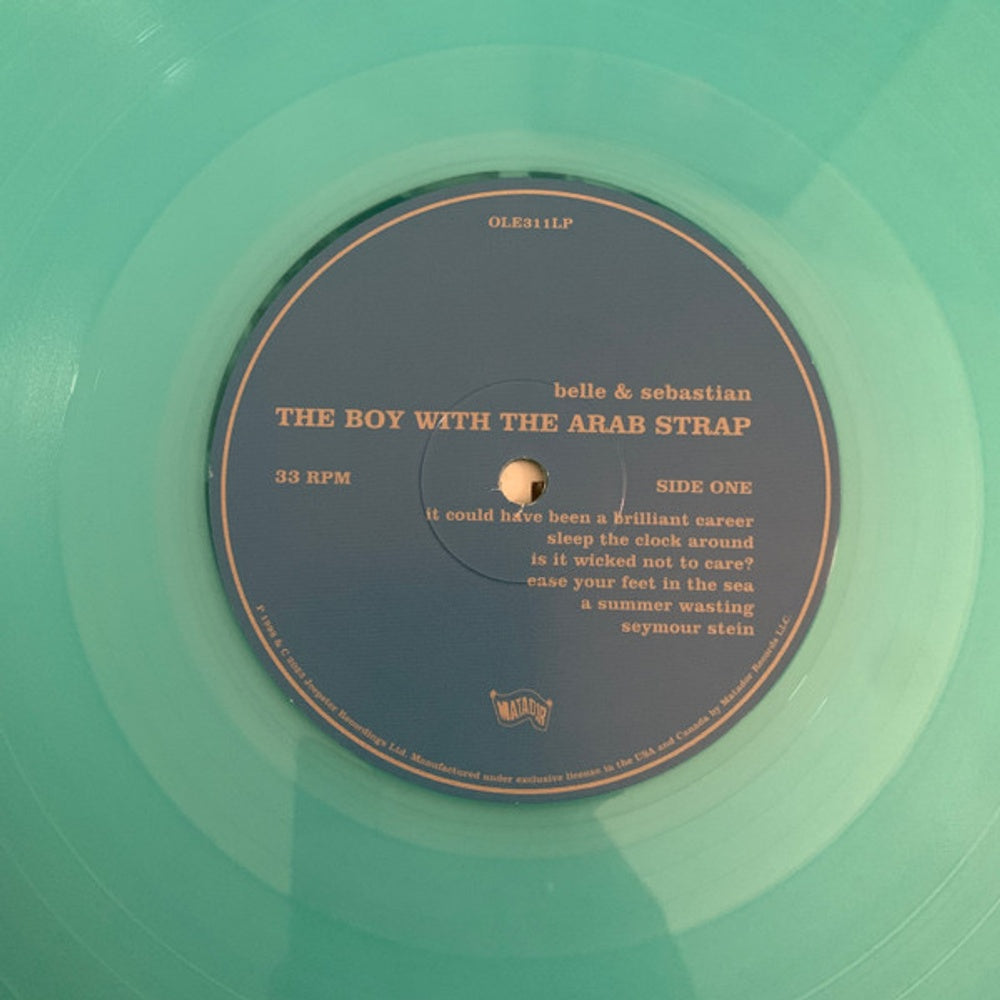 Belle And Sebastian – The Boy With The Arab Strap (LP Blue Vinyl) Vinyl Record
