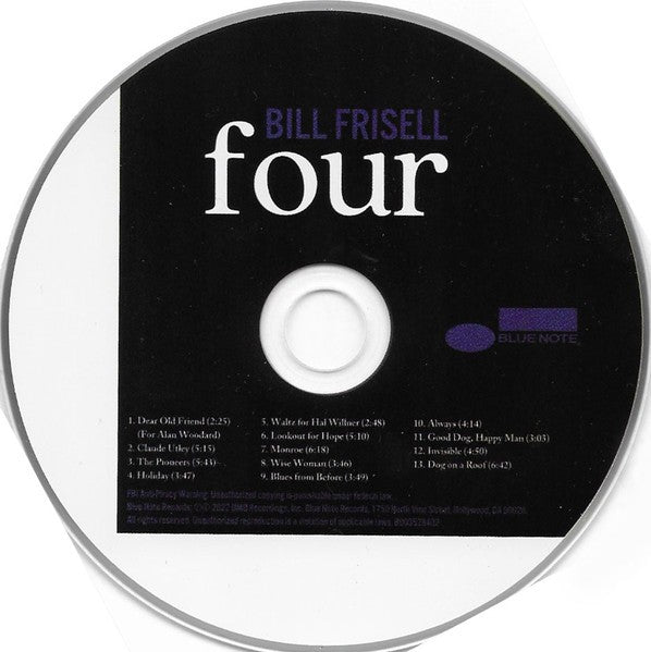 Bill Frisell – Four Music CD