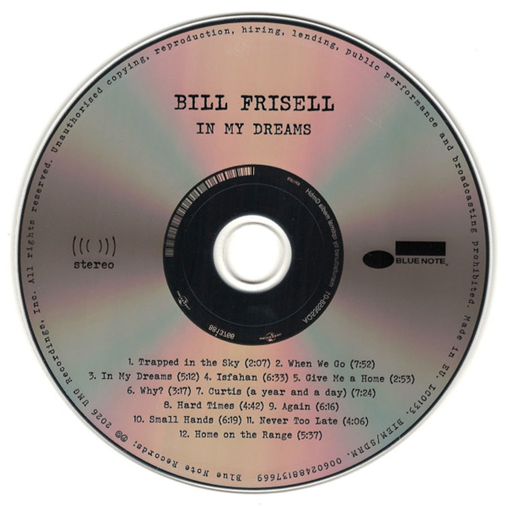 Bill Frisell – In My Dreams Music CD