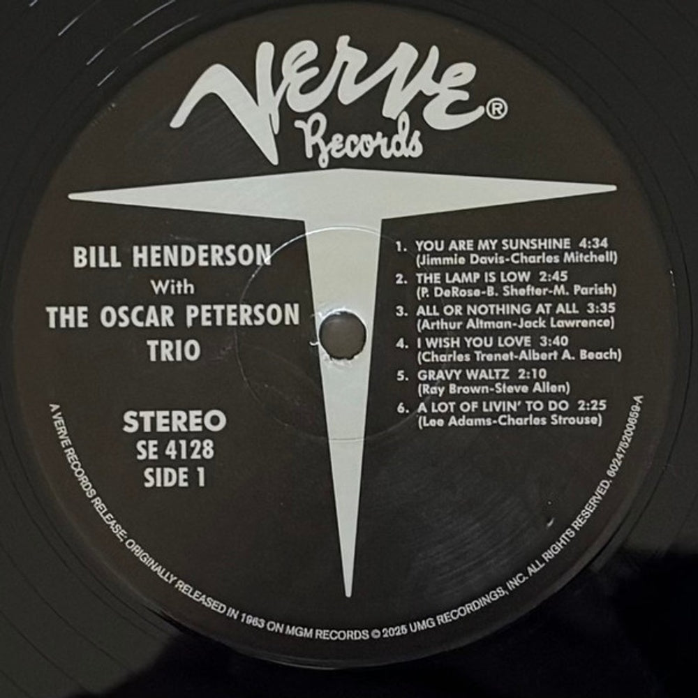 Bill Henderson – Bill Henderson With Oscar Peterson (LP Vinyl) Vinyl Record
