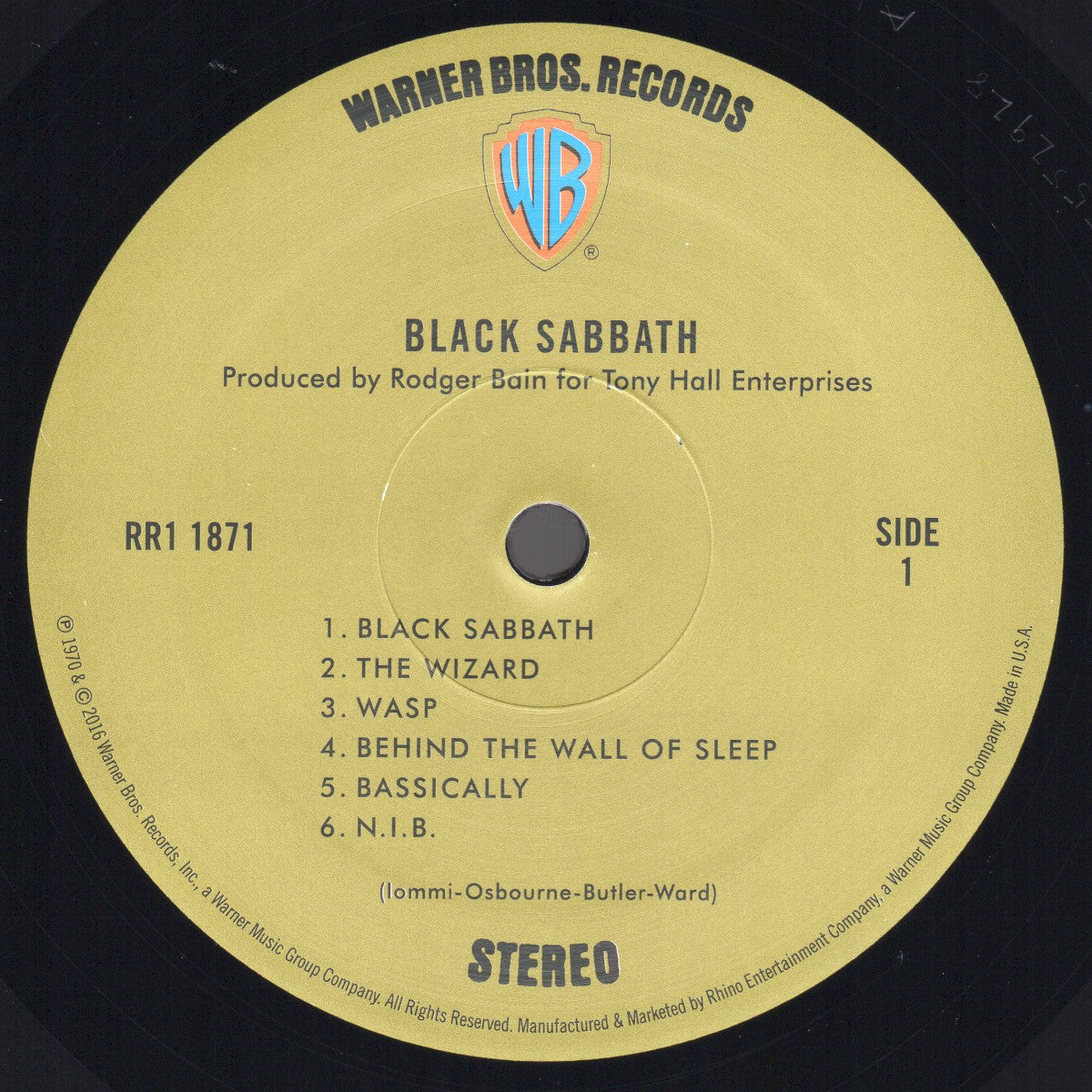 Black Sabbath – Black Sabbath (LP Vinyl) Vinyl Record