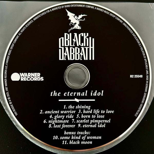 Black Sabbath – Eternal Idol Music CD