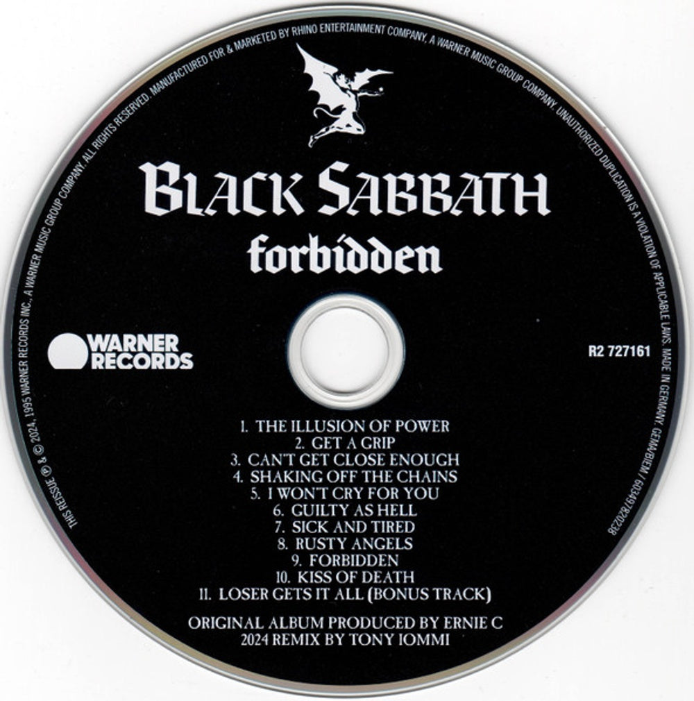 Black Sabbath – Forbidden Music CD