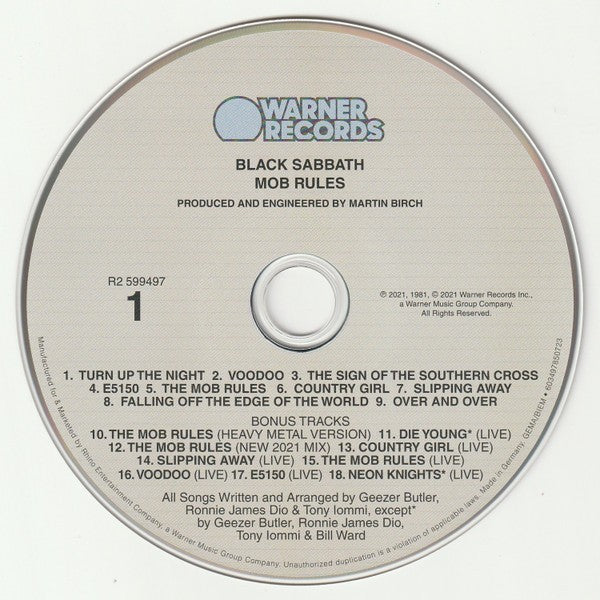 Black Sabbath – Mob Rules: Deluxe Edition (2-CD)