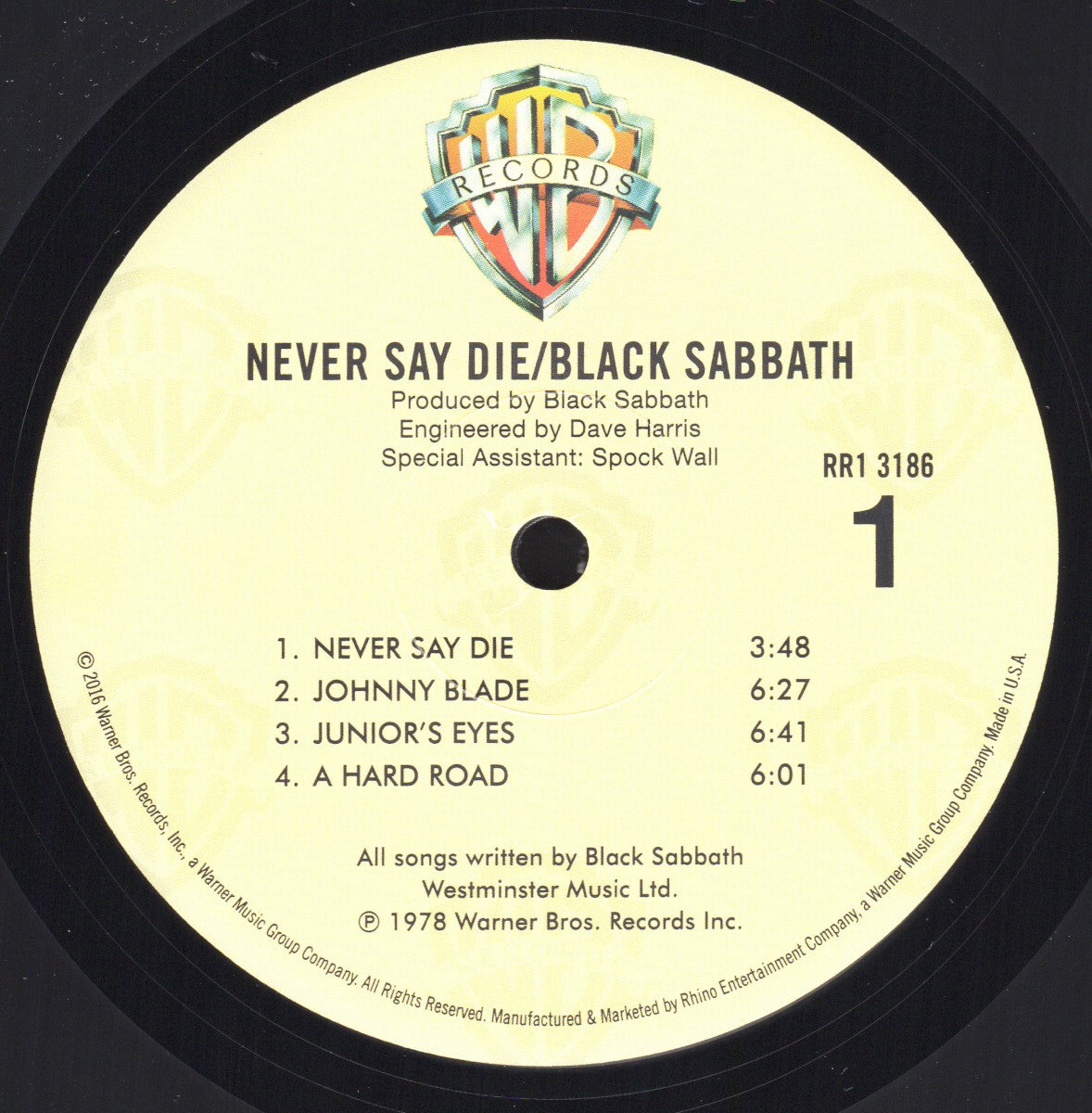 Black Sabbath – Never Say Die! (LP Vinyl) Vinyl Record