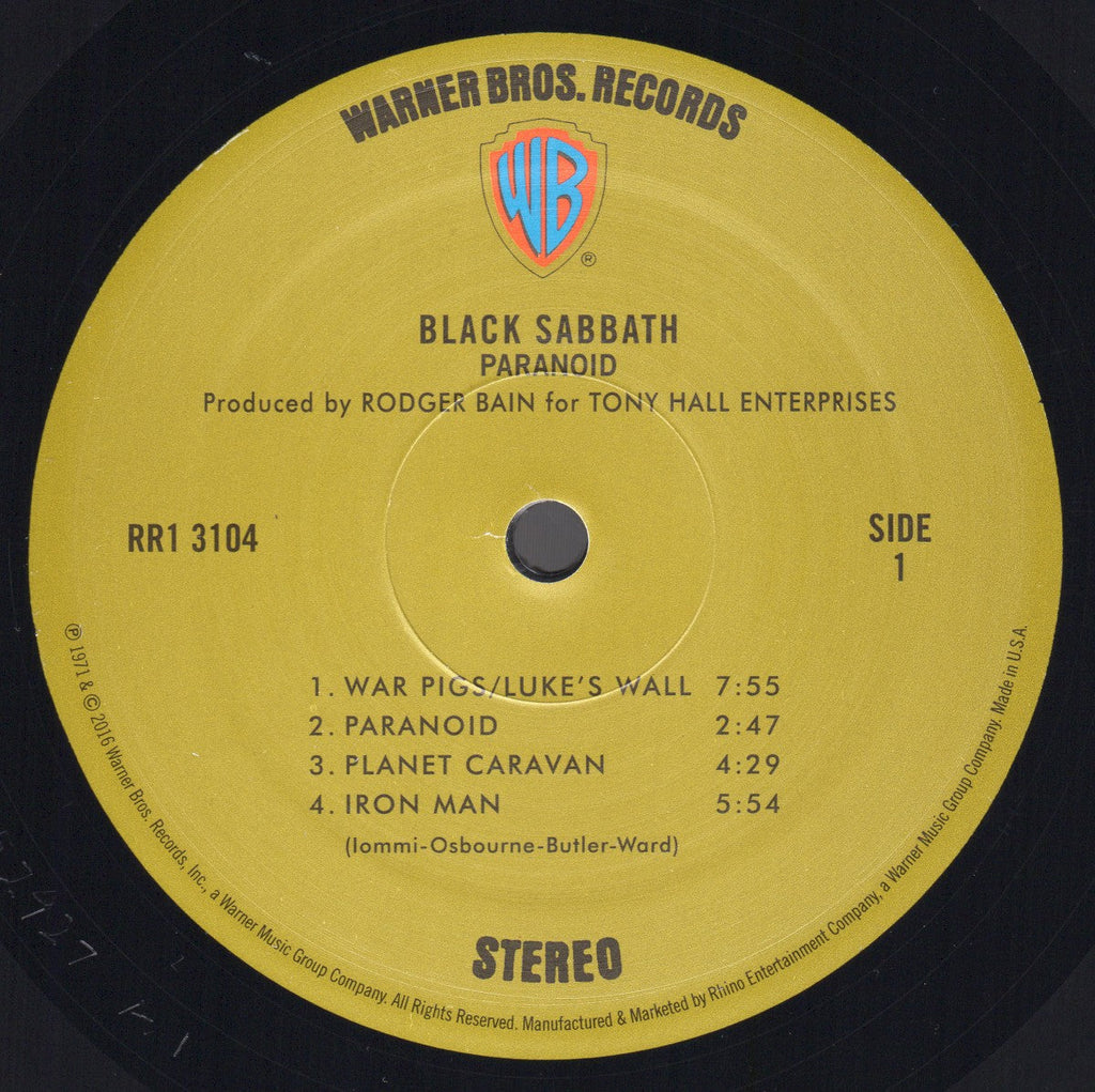 Black Sabbath – Paranoid (LP Vinyl) Vinyl Record