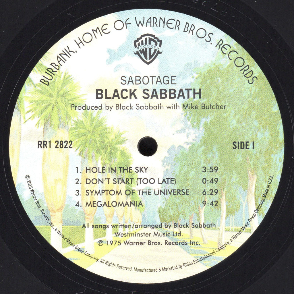 Black Sabbath – Sabotage (LP Vinyl) Vinyl Record