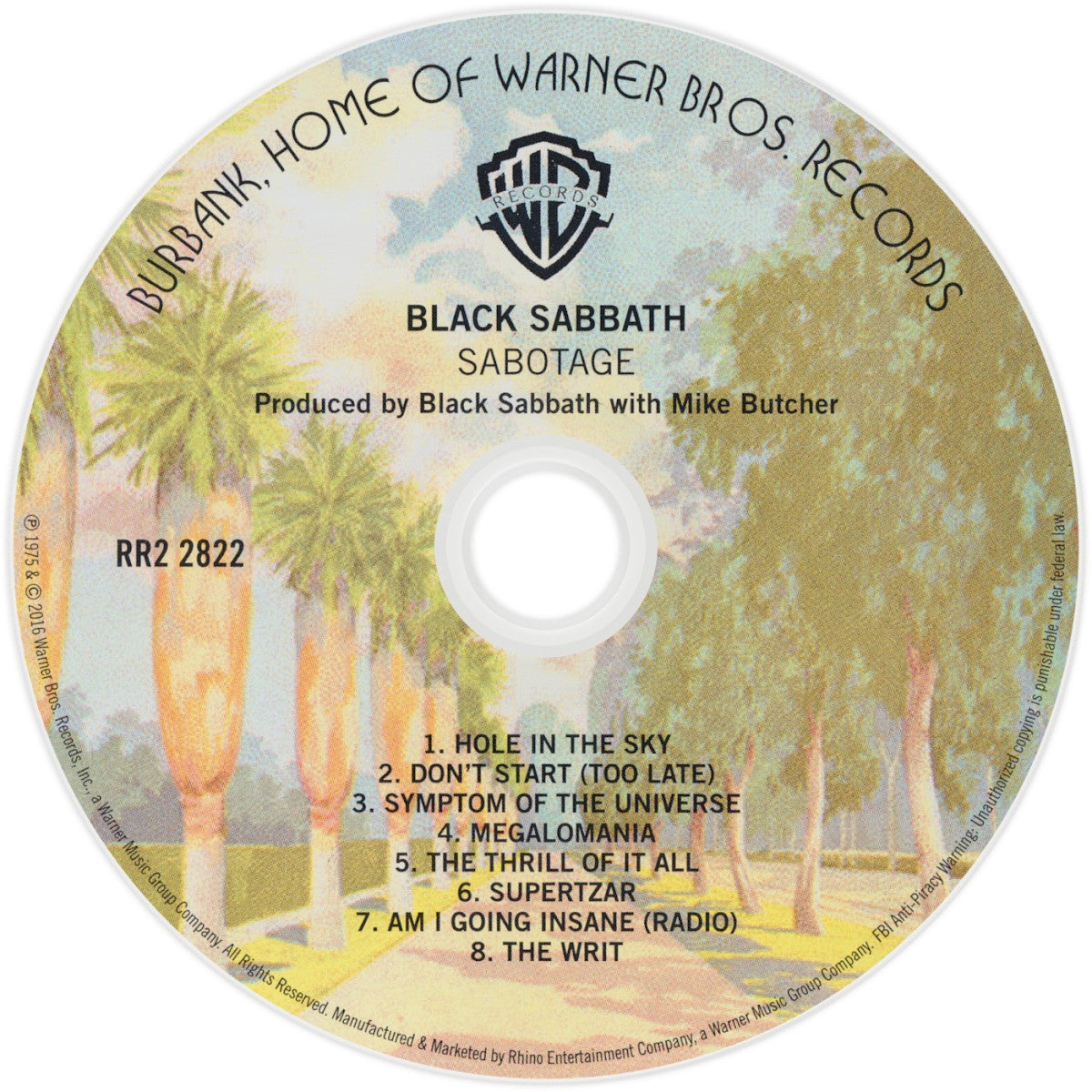 Black Sabbath – Sabotage Music CD