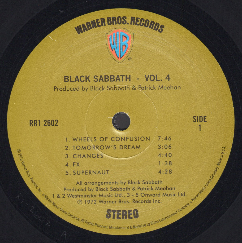 Black Sabbath – Vol. 4 (LP Vinyl) Vinyl Record