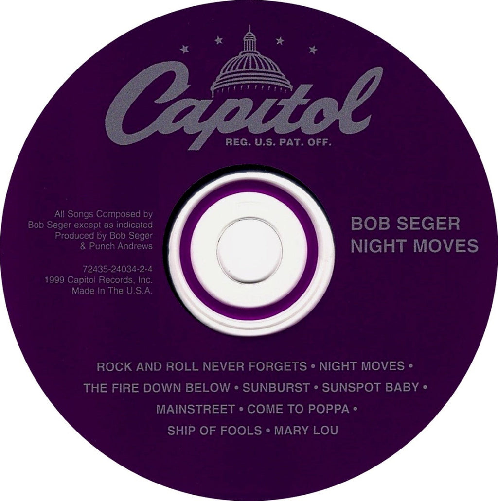 Bob Seger – Night Moves Music CD