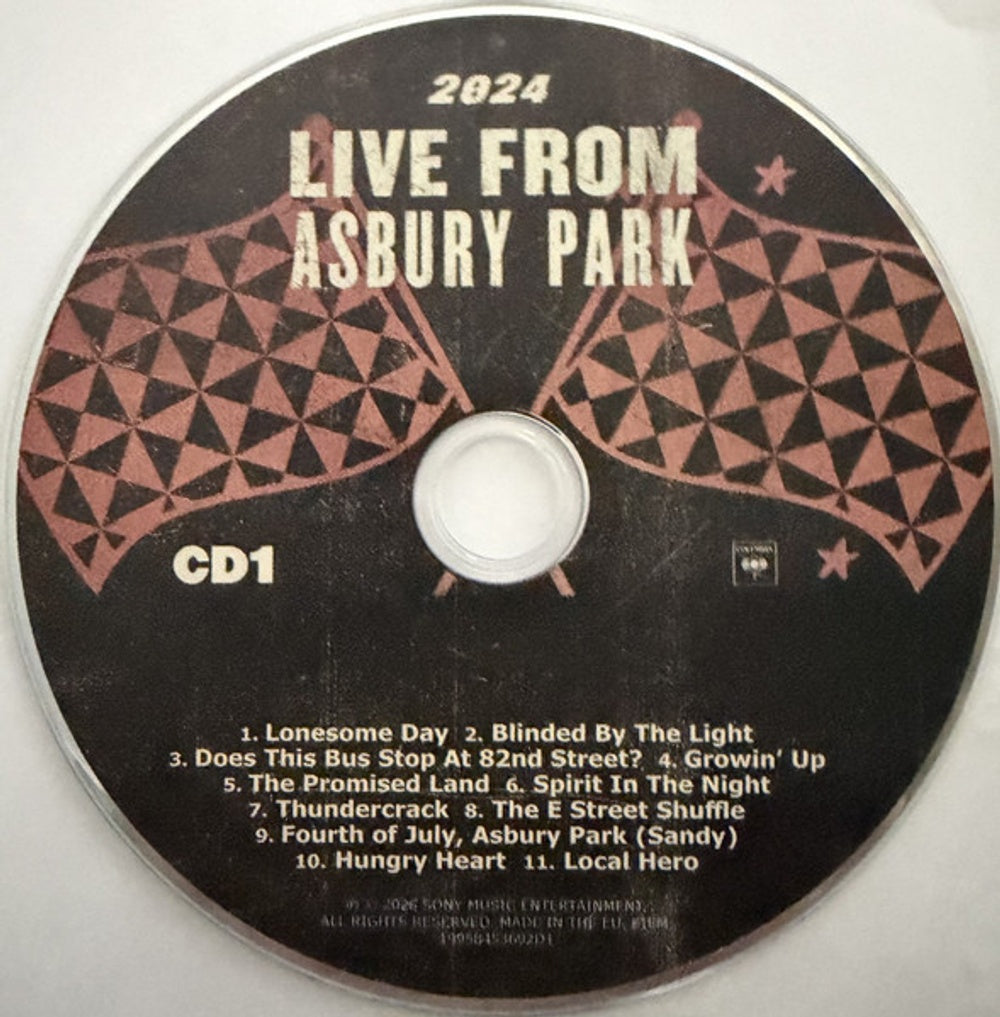 Bruce Springsteen & The E Street Band – Live From Asbury Park (3-CD) Music CD