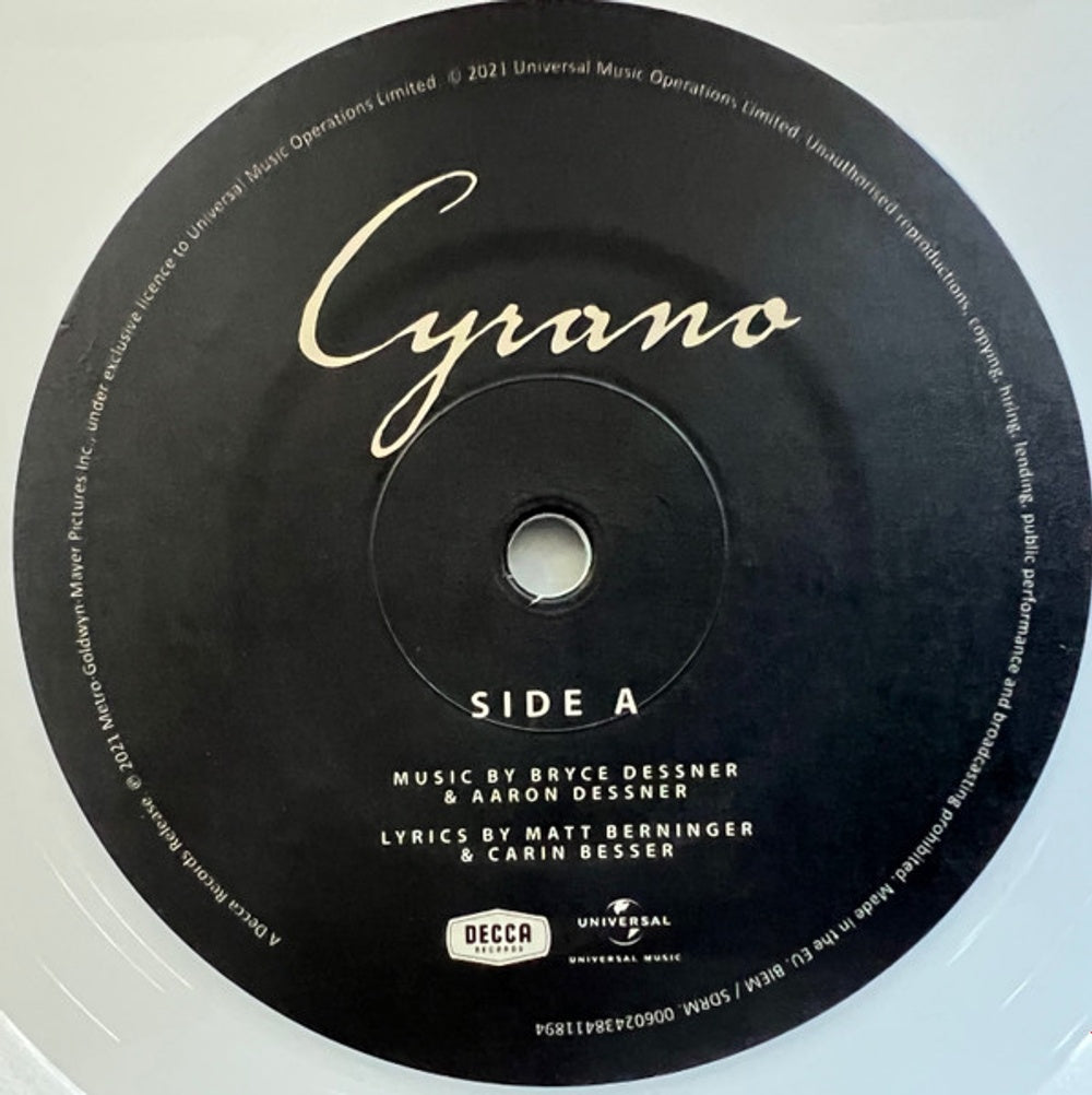 Bryce Dessner & Aaron Dessner – Cyrano: Original Motion Picture Soundtrack (2-LP Vinyl) Vinyl Record