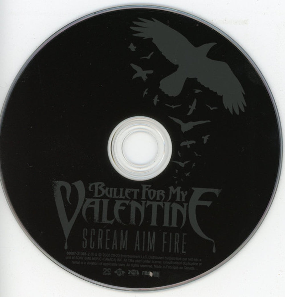 Bullet For My Valentine – Scream Aim Fire Music CD