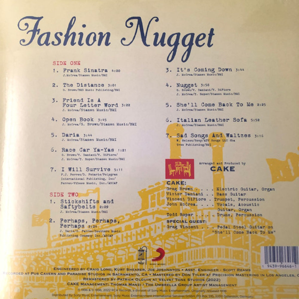CAKE – Fashion Nugget (LP Vinyl) Vinyl Record