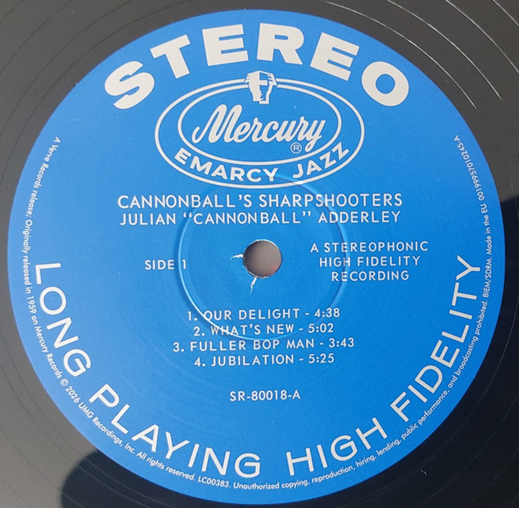Cannonball Adderley – Cannonball's Sharpshooters (LP Vinyl) Vinyl Record