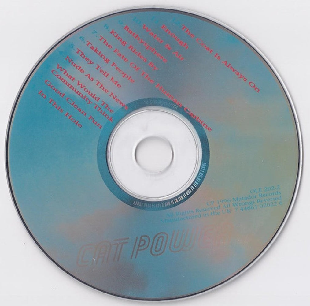 Cat Power – What Would the Community Think Music CD