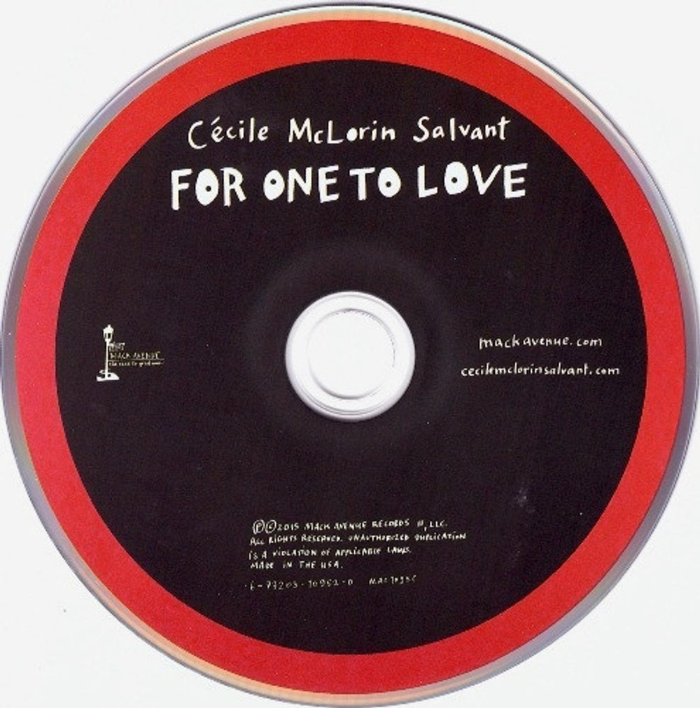 Cecile McLorin Salvant – For One to Love Music CD