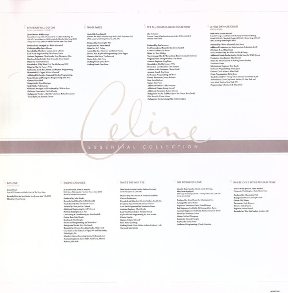 Celine Dion – MY LOVE Essential Collection (2-LP Vinyl) Vinyl Record