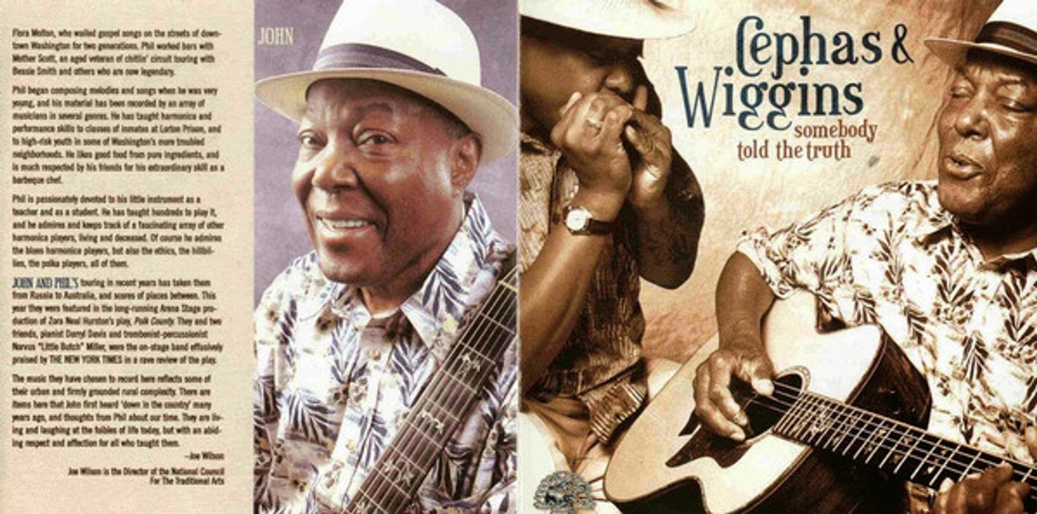Cephas & Wiggins – Somebody Told the Truth Music CD