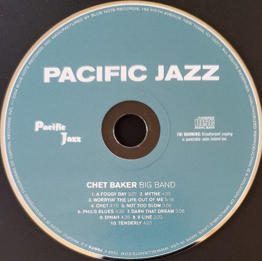 Chet Baker – Big Band Music CD