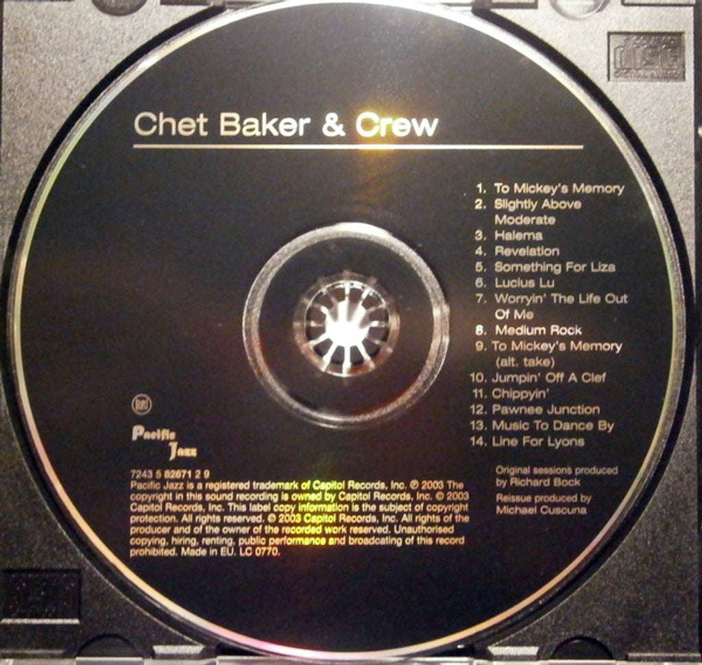 Chet Baker – Chet Baker & Crew Music CD