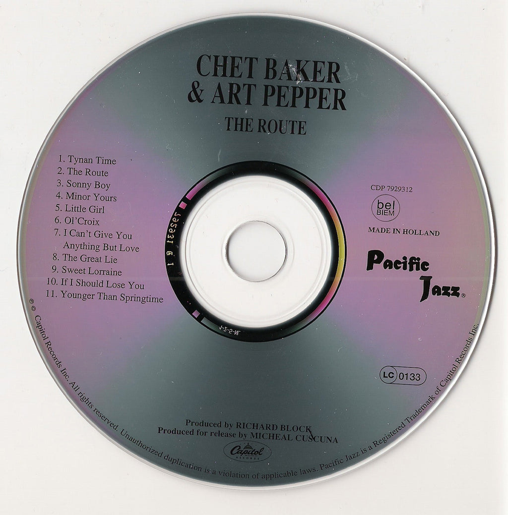 Chet Baker & Art Pepper – The Route Music CD