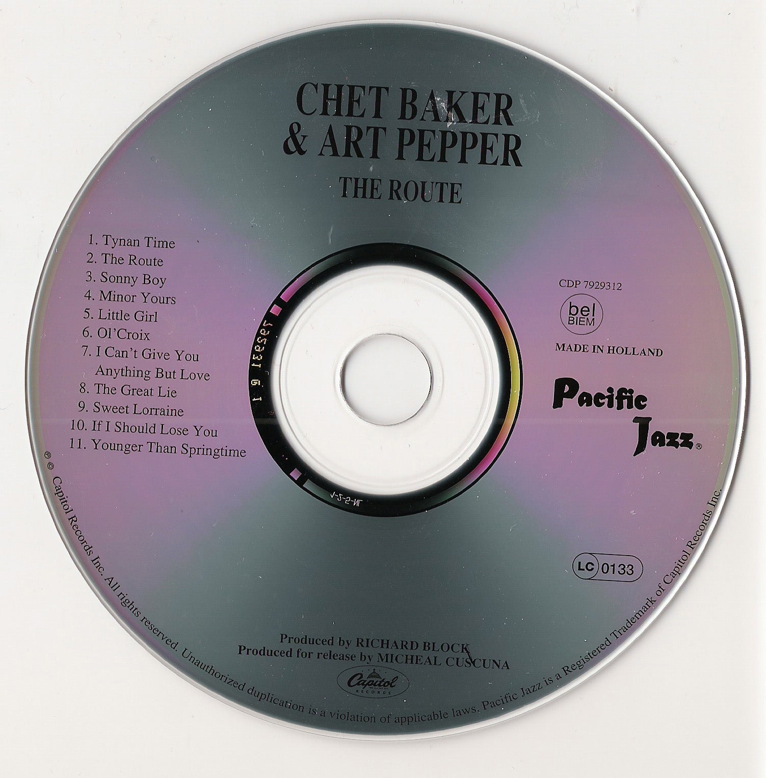 Chet Baker & Art Pepper – The Route Music CD