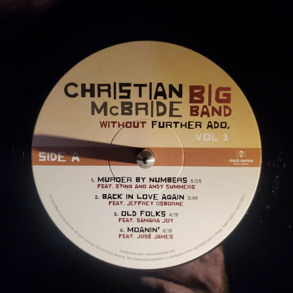 Christian Mcbride  Big Band – Without Further Ado, Vol 1 (LP Vinyl) Vinyl Record