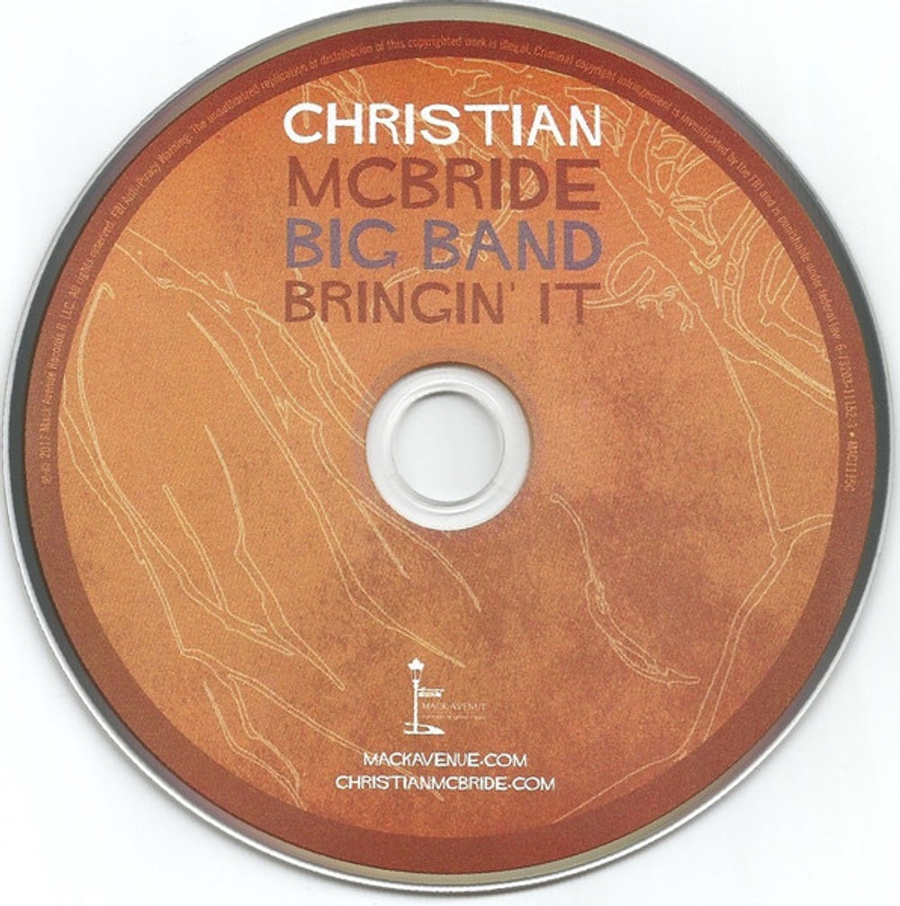 Christian McBride Big Band – Bringin' It Music CD