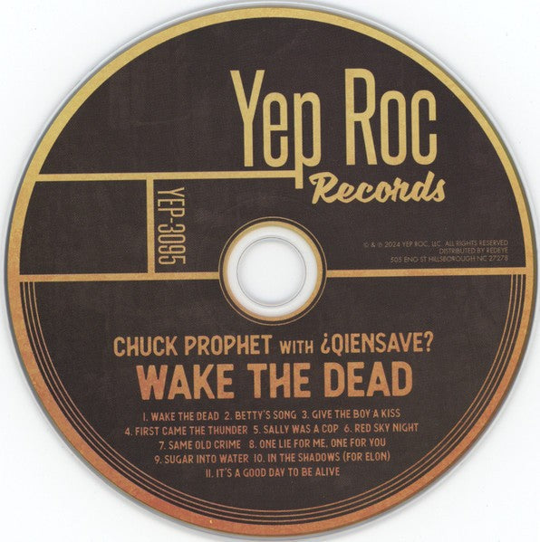 Chuck Prophet – Wake The Dead Music CD