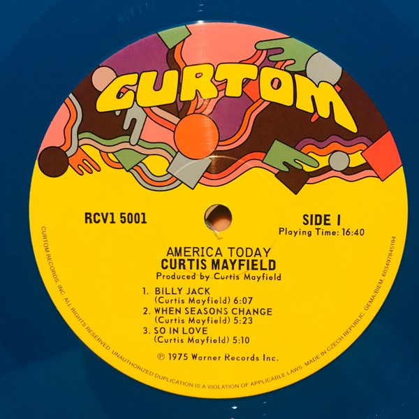 Curtis Mayfield – There's No Place Like America (LP Vinyl) Vinyl Record